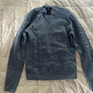 Brooks Brothers 346 lambswool blue sweater xs